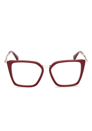 Max Mara Eyewear logo-engraved glasses - Red