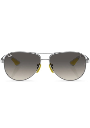 Ray-Ban gradient-lenses aviator-frame sunglasses - Silver