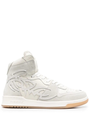 MISBHV appliqué-logo high-top sneakers - White