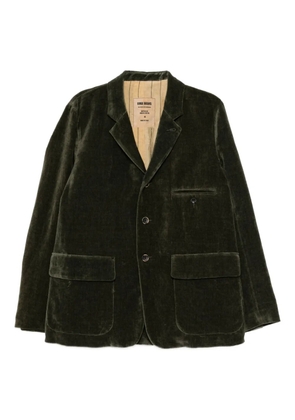 Uma Wang velvet blazer - Green