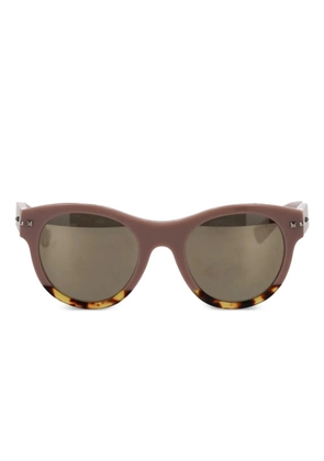 VALENTINO GARAVANI EYEWEAR tortoiseshell rockstud sunglasses - Pink