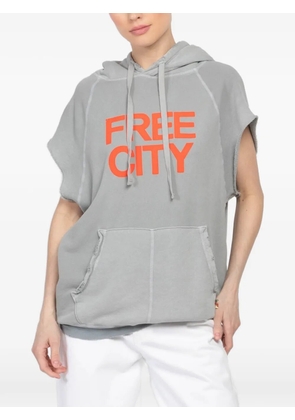 FreeCity hooded sleeveless hoodie - Grey