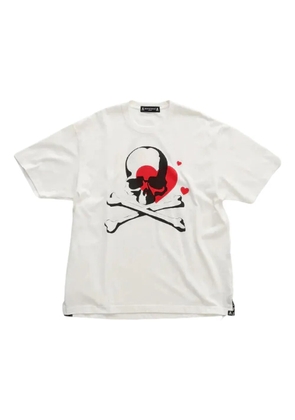 Mastermind Japan skull-graphic short-sleeve T-shirt - White