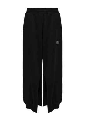 MM6 Maison Margiela cotton track pants - Black