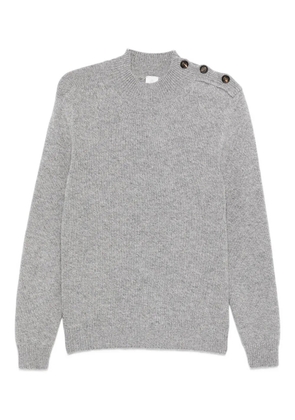 Eleventy button-detailed wool sweater - Grey