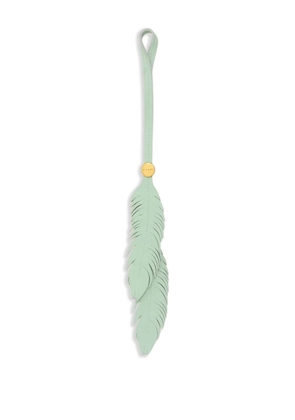 Marni feather leather charm - Green