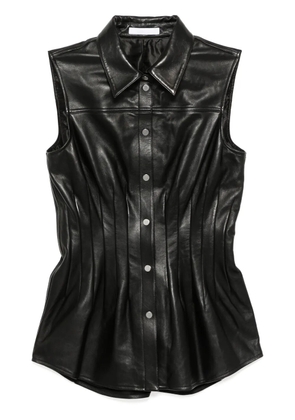 Helmut Lang darted shirt - Black