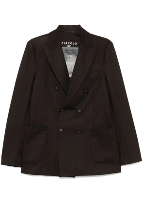 Circolo 1901 double-breasted blazer - Brown