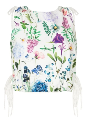 Lethicia Bronstein Bibia floral-print cropped top - Multicolour