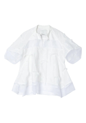3.1 Phillip Lim floral-embroidered layered blouse - White