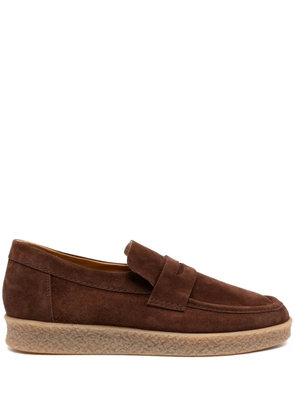 Lardini suede loafers - Brown