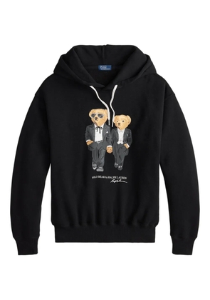 Polo Ralph Lauren bear-print hoodie - Black