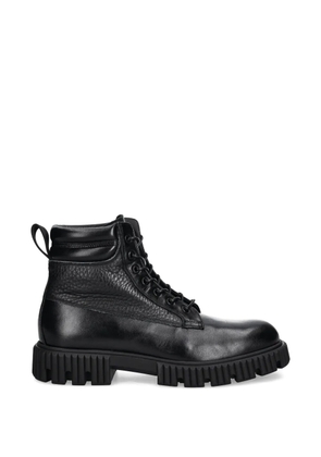 Baldinini lather lace-up boots - Black