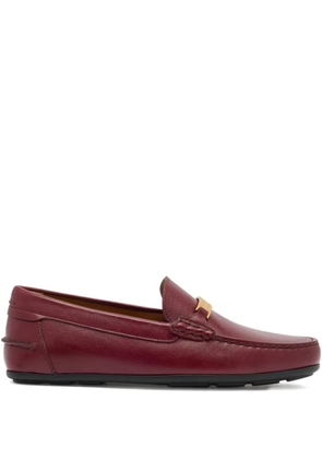 Bally Clay metal-detail driver loafers - Red