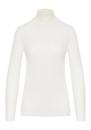 Max Mara roll-neck cashmere sweater - White