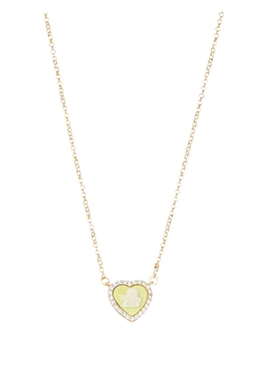 Cameo & Beyond Sparkling Cherub necklace - Gold