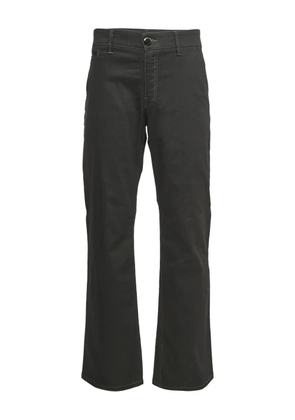 Giorgio Armani Pre-Owned logo-plaque jeans - Black