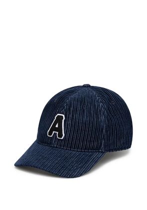 A BATHING APE® A-logo corduroy baseball cap - Blue