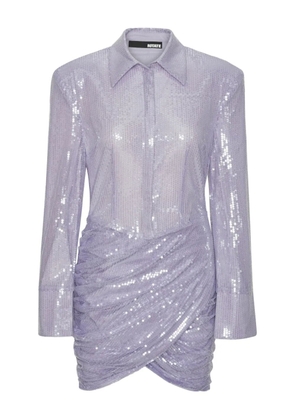 ROTATE BIRGER CHRISTENSEN sequin-embellished mini dress - Purple