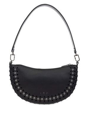 IRO Iri Arc O leather eyelet-detail shoulder bag - Black