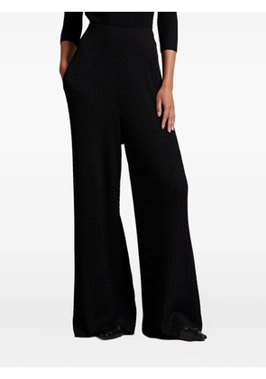 Polo Ralph Lauren cable-knit trousers - Black