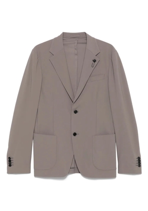 Lardini patch-pocket blazer - Grey