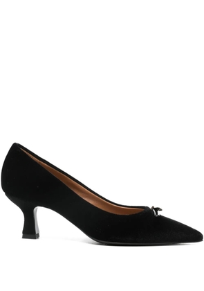 Isabel Ferranti 60mm bow-detail pointed pumps - Black