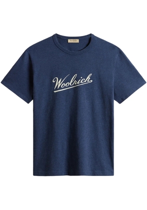 Woolrich Mouline Jersey T-shirt - Blue