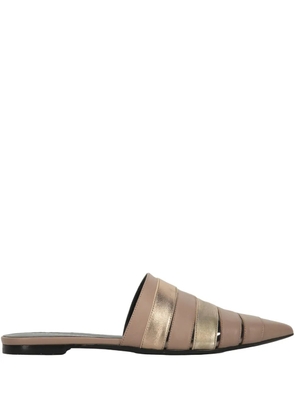 Fabiana Filippi Sabot mules - Brown