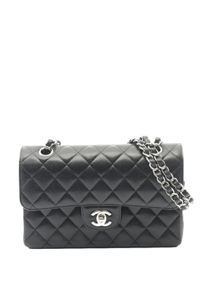 CHANEL Pre-Owned Double Flap matelasse chain shoulder bag - Black