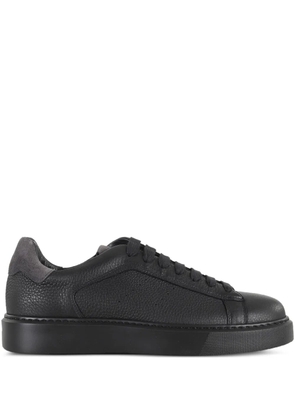 Doucal's leather sneakers - Black