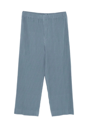 Homme Plissé Issey Miyake pleated cropped trousers - Blue