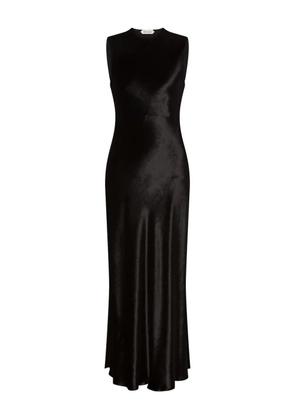 Alberta Ferretti satin dress - Black