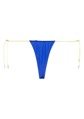 Maison Close Glow mini string bikini bottoms - Blue
