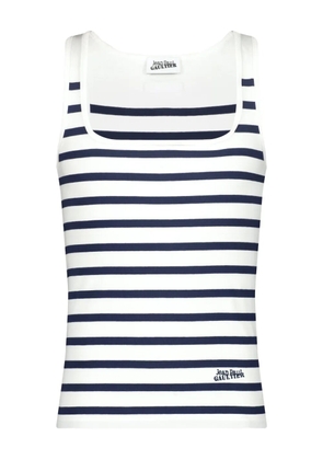 Jean Paul Gaultier Sailor striped tank top - White
