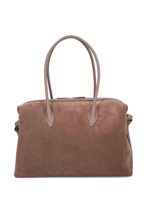 Yuzefi large Brioche Duffle tote bag - Brown