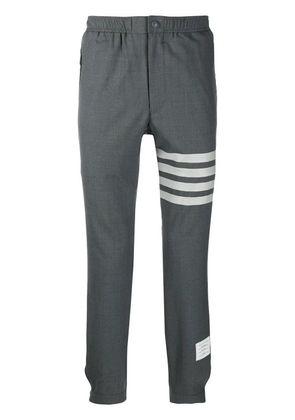 Thom Browne plain weave suiting track pants - Grey