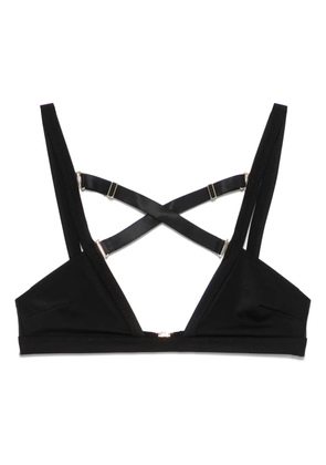 Maison Close Fatale bandeau bikini top - Black