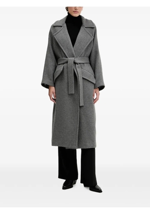 Sandro Ferrone belted coat - Grey