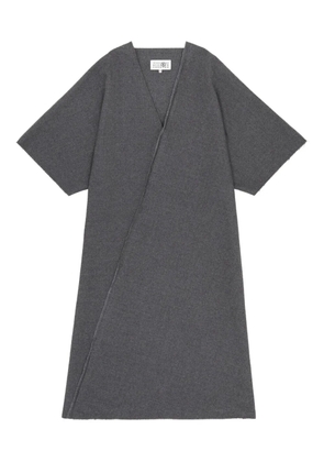 MM6 Maison Margiela V-neck midi dress - Grey