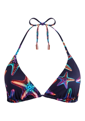 Vilebrequin Disco Stars bikini top - Blue