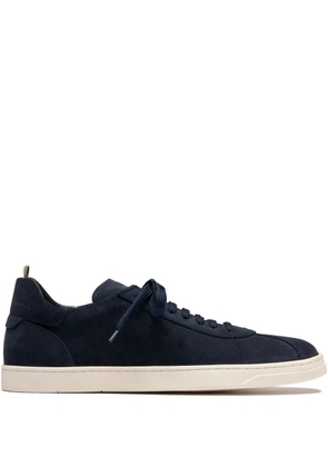 Officine Creative Karma suede lace-up sneakers - Blue