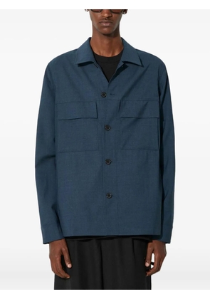 Paul Smith double-pocket button-down shirt jacket - Blue