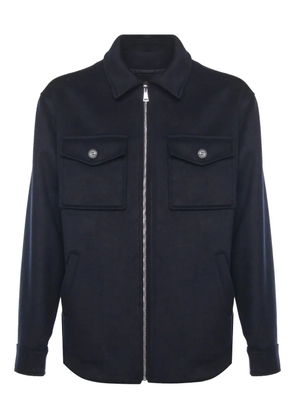 Giuliano Galiano Richard zip shirt - Blue