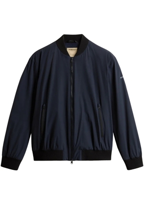 Woolrich Matt Stretch bomber jacket - Blue