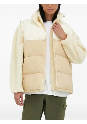 American Vintage fleece zip-up jacket - Neutrals