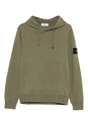 Stone Island pouch pocket hooded sweatshirt - Green