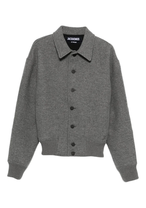 Jacquemus wool bomber jacket - Grey