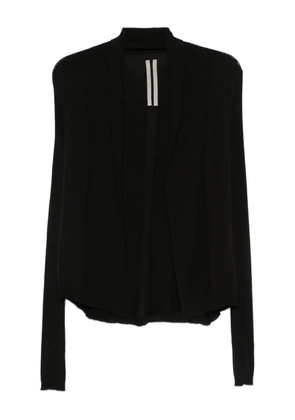Rick Owens ribbed open-front cardigan - Black
