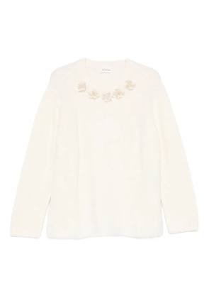 P.A.R.O.S.H. bead-embellished sweater - Neutrals